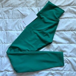 Lululemon Wunder Train High Rise Tight 28” - Cascadia Green